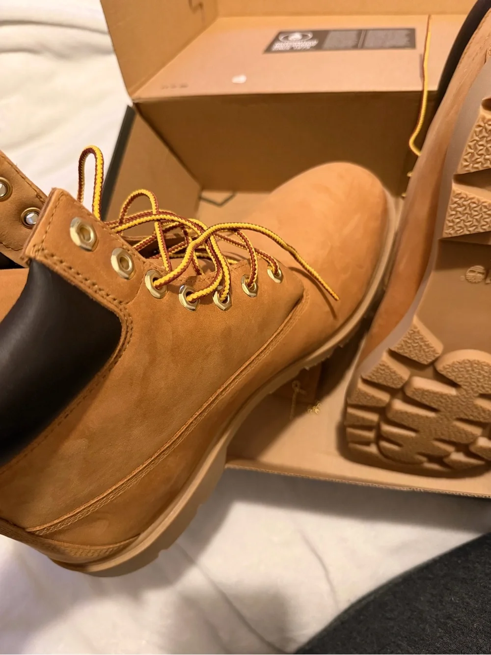 Men's Classic Timberland Waterproof Boots 6” Wheat color
